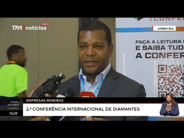 ⁣Empresas Mineiras - 2.ª Conferencia internacional de diamantes na Lunda- Sul