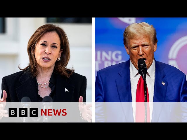 ⁣Why Kamala Harris moved from 'joy' to calling Donald Trump 'a fascist' | BBC New