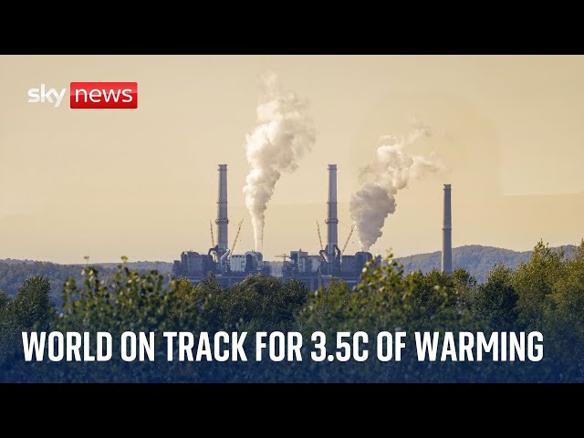 ⁣There's 'virtually zero' chance of limiting global warming to 1.5C says UN