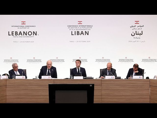 ⁣International summit for Lebanon raises nearly €1 billion in aid pledges