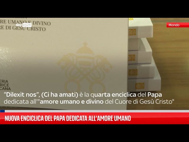 ⁣Nuova enciclica del Papa dedicata all’amore umano