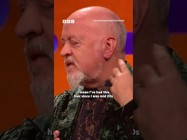 ⁣It only took seven seconds to transform Bill Bailey’s trademark look 