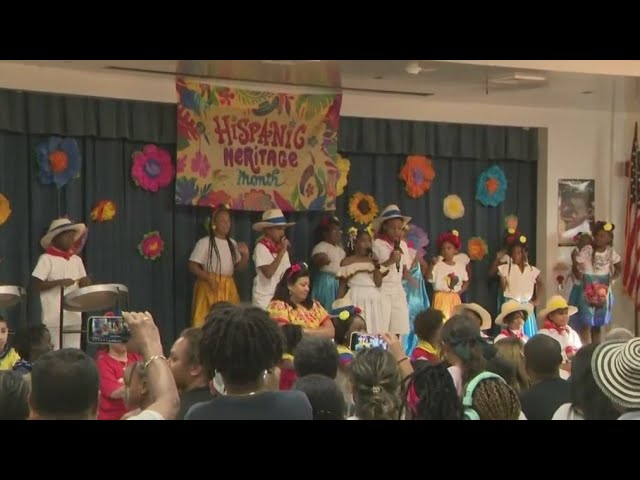 ⁣Miramar elementary school's delayed Hispanic Heritage Month celebration finally takes place