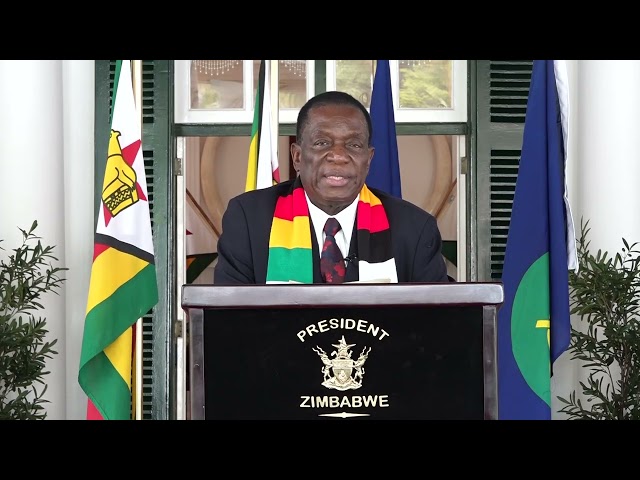 ⁣SADC chairperson, President Emmerson  Mnangagwa delivers SADC anti-sanctions address