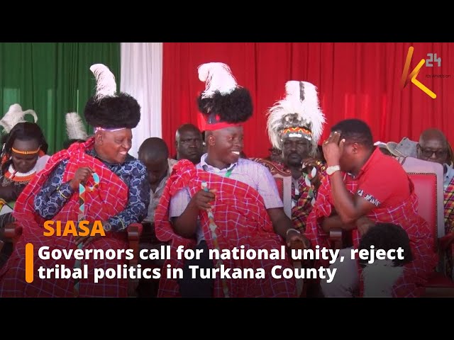 ⁣Governors call for national unity, reject tribal politics in Turkana County