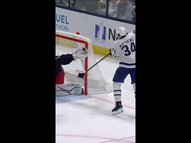 ⁣This Goalie ROBBED Auston Matthews 