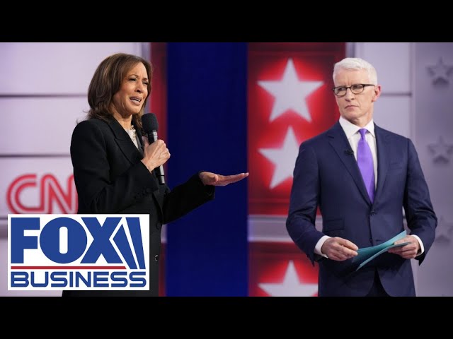 ⁣Harris heavily challenged over border handling during CNN Town Hall