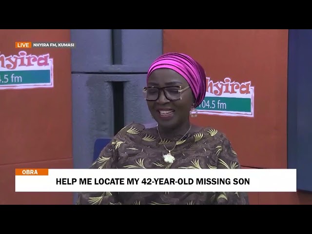 ⁣Help Me Locate My 42-Year-Old Missing Son  - Obra on Adom TV (24-10-24)