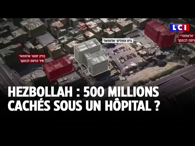 ⁣Hezbollah : 500 millions cachés sous un hôpital ?｜LCI