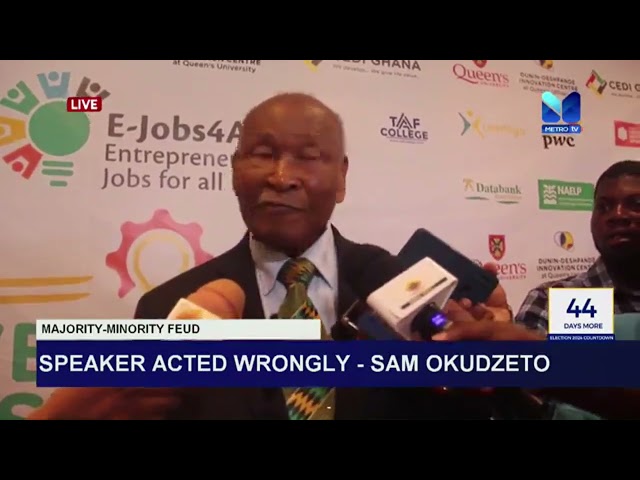 ⁣Speaker acted wrongly---Sam Okudzeto