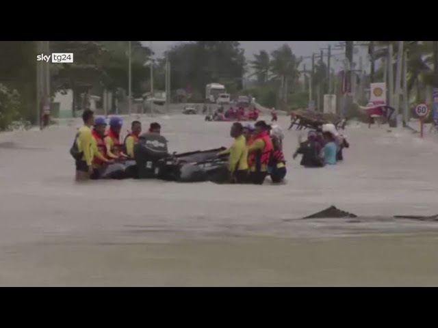 ⁣Filippine, almeno 26 morti durante la tempesta Trami