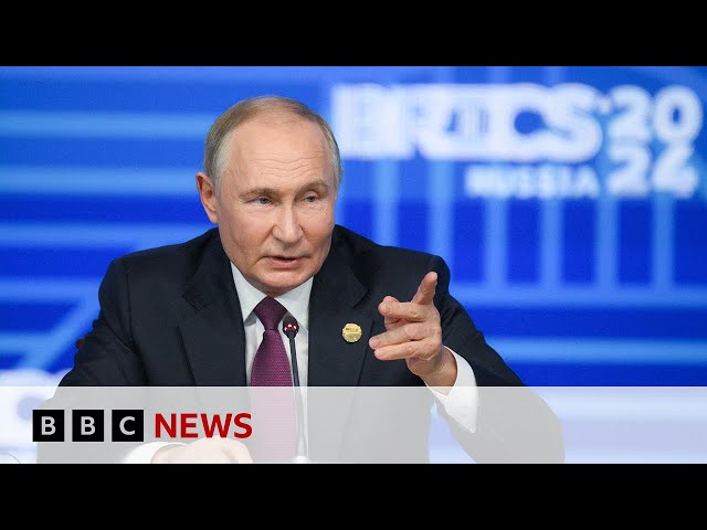 ⁣President Vladimir Putin says Nato expansion 'violates' Russian security | BBC News