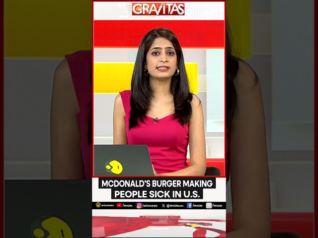 ⁣McDonald's Burger Making People Sick in US | GRAVITAS | WION Shorts