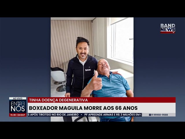 ⁣Boxeador Maguila morre aos 66 anos