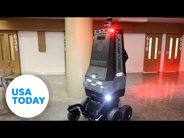 ⁣Robots join security team at corrections facility | USA TODAY