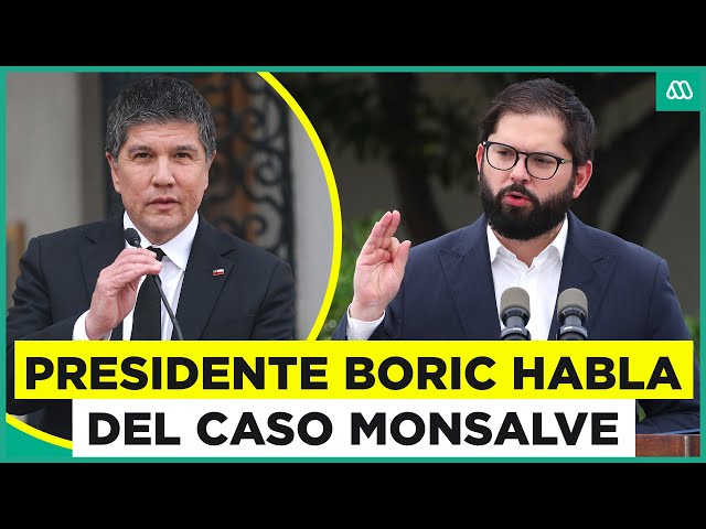 ⁣"Yo le creo a la víctima": Presidente Boric se refiere a Caso Monsalve