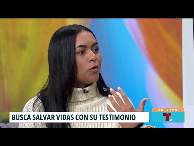 ⁣Joven que intentó quitarse la vida busca salvar otras con su testimonio