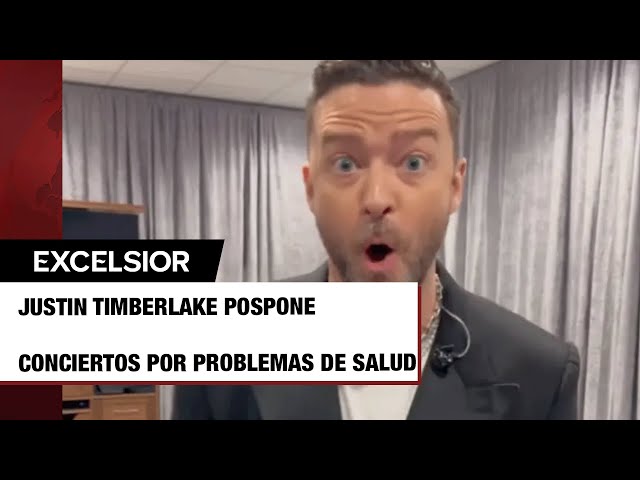 ⁣Justin Timberlake pospuso conciertos por problemas de salud; esto le sucedió