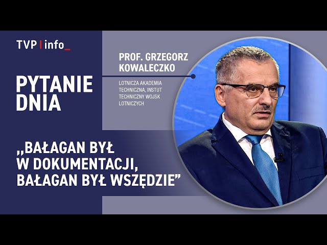 ⁣Prof. Kowaleczko: Bałagan był w dokumentacji, bałagan był wszędzie | PYTANIE DNIA