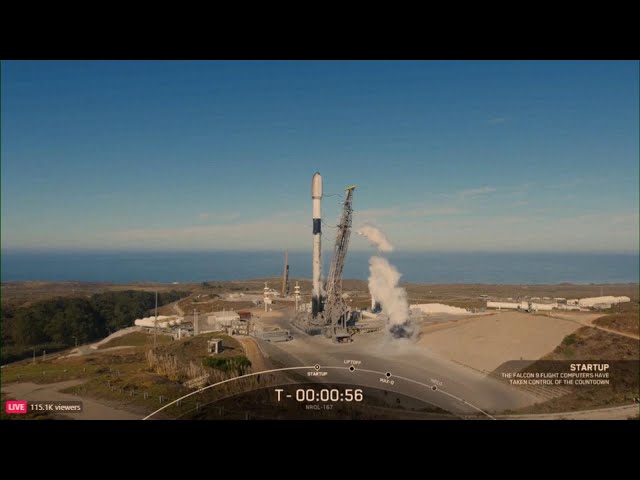 ⁣LIVE: SpaceX Falcon 9 launches next mission from Vandenberg Air Force Base