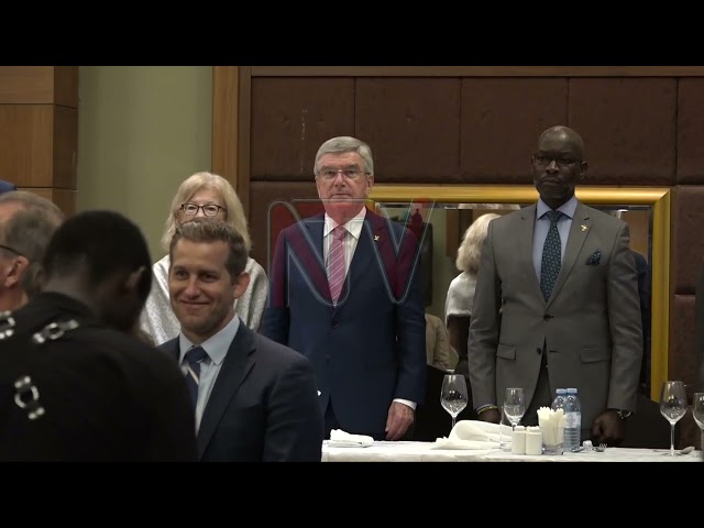 ⁣Thomas Bach concludes Uganda visit with farewell dinner