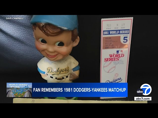 ⁣$15 for a World Series ticket? Dodger fan recalls attending 1981 game vs. Yankees