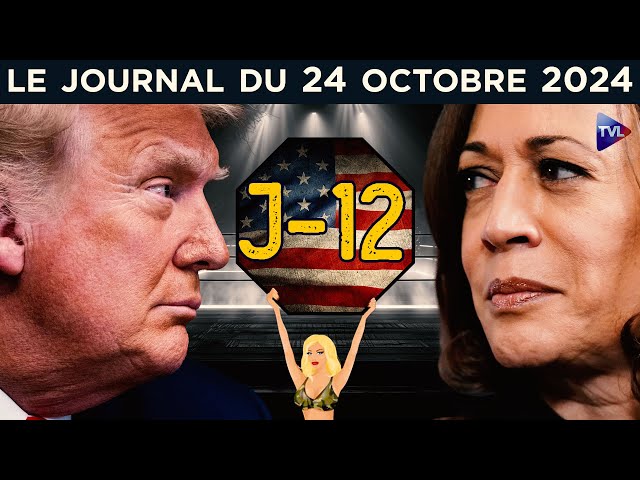 ⁣Etats-Unis : le duel Trump/Harris est imminent - JT du jeudi 24 octobre 2024