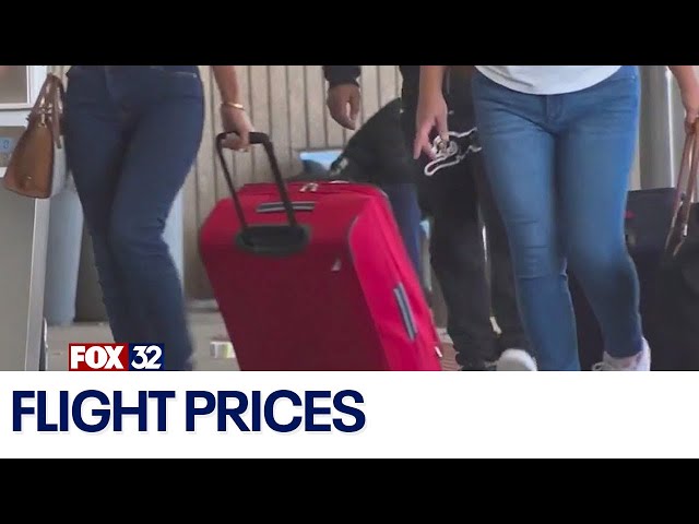 ⁣Flight prices trending higher for holiday travel this year