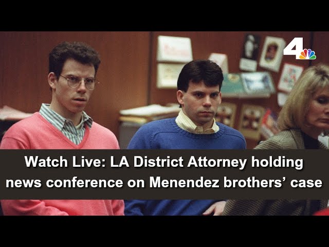 ⁣Live: LA District Attorney to hold a news conference on the Menendez brothers’ case