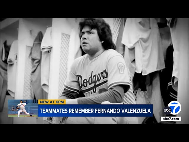 ⁣Fernando Valenzuela's teammates remember playing with the Dodgers legend