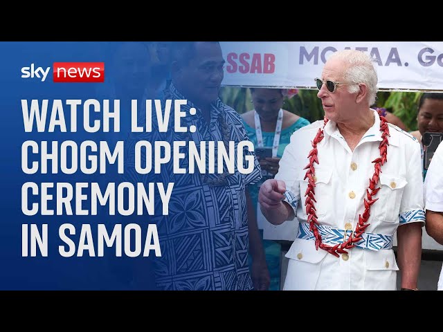 ⁣Watch live: King Charles delivers speech at opening ceremony of CHOGM in Samoa