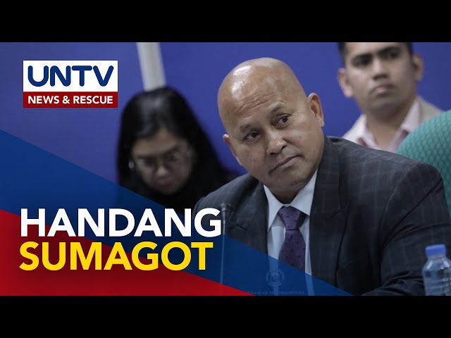 ⁣Dela Rosa, handa umanong sumagot sa tanong ng mga kapwa Senador kaugnay ng war on drugs