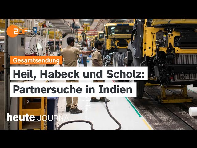 ⁣heute journal vom 24.10.2024 Lindner im Interview, Indien-Reise von Scholz, Ende des Brics-Gipfels