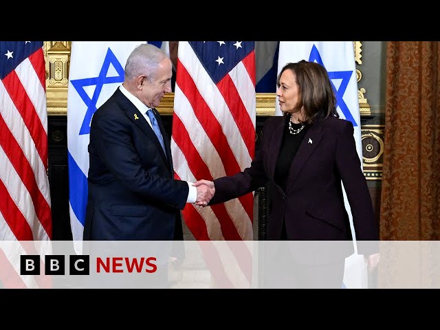 ⁣Arab-Americans’ anger over Gaza threatens Kamala Harris in Michigan | BBC News