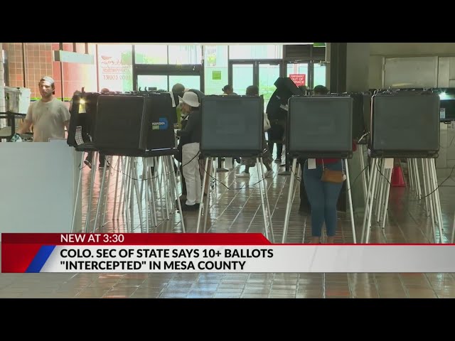 ⁣Multiple ballots stolen, voted fraudulently in Mesa County