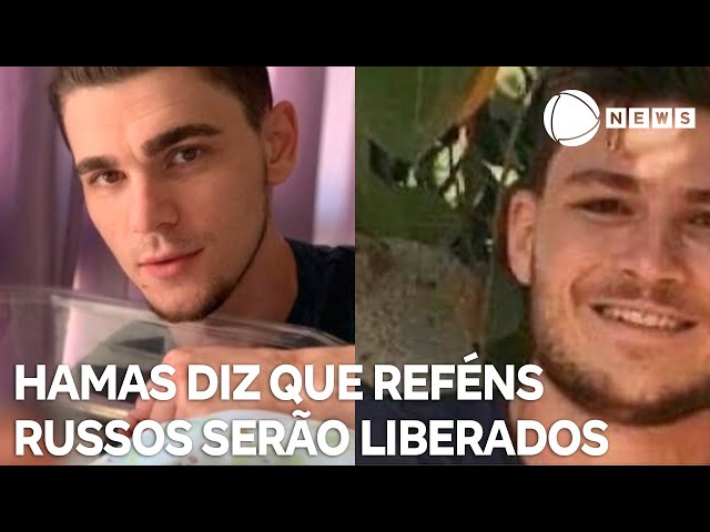 ⁣Terroristas do Hamas afirmam que vão libertar dois reféns russos