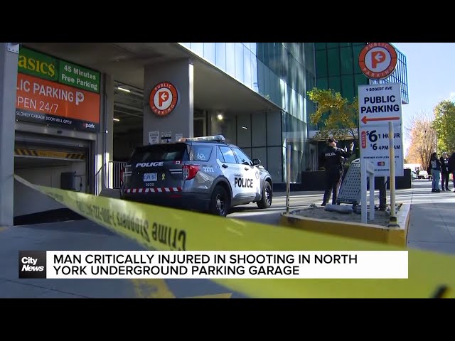 ⁣Man in life-threatening condition after daytime shooting in parking garage