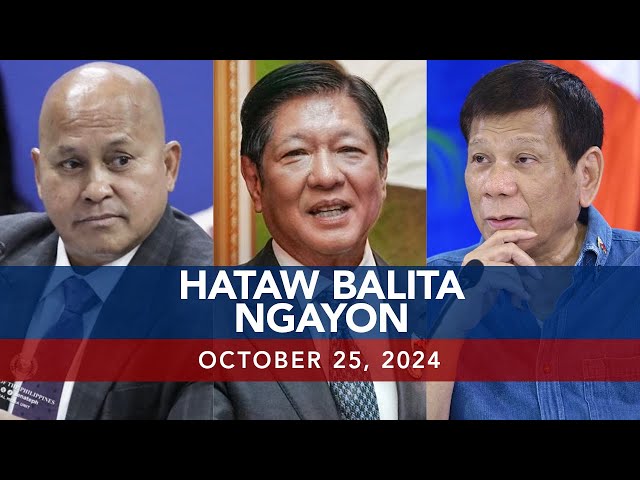 ⁣UNTV: Hataw Balita Ngayon | October 25, 2024