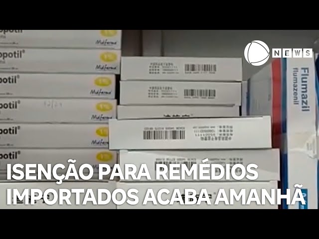 ⁣Medida provisória que isenta remédios importados perde a validade nesta sexta-feira