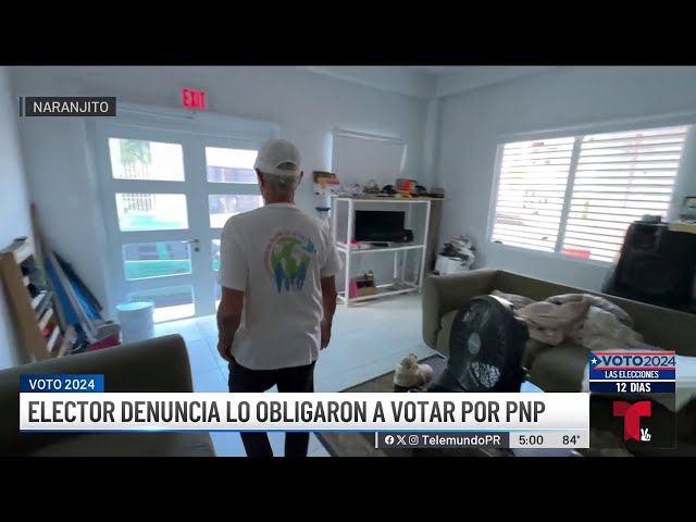 ⁣"Ella firmó por mi": elector denuncia que lo obligaron a votar por el PNP