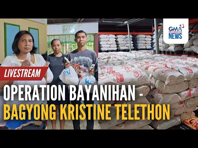 ⁣LIVE: Operation Bayanihan - Bagyong Kristine Telethon | GMA Integrated News