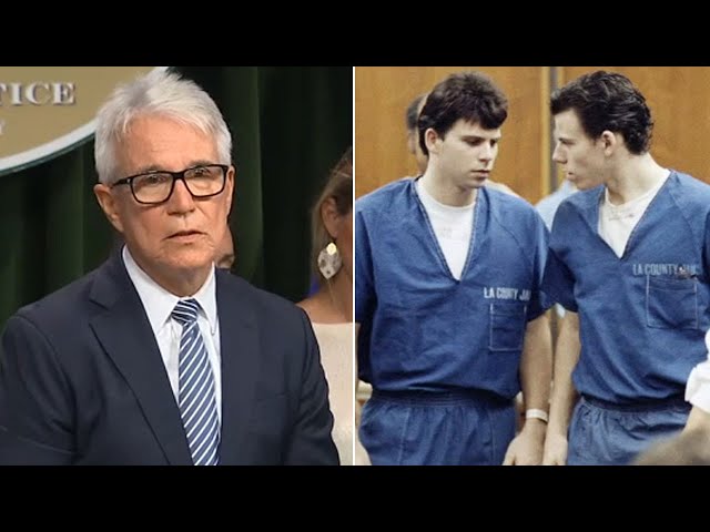 ⁣DA recommends resentencing Menendez brothers, provides chance for immediate parole