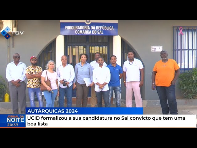 ⁣UCID formalizou a sua candidatura no Sal convicto que tem uma boa lista