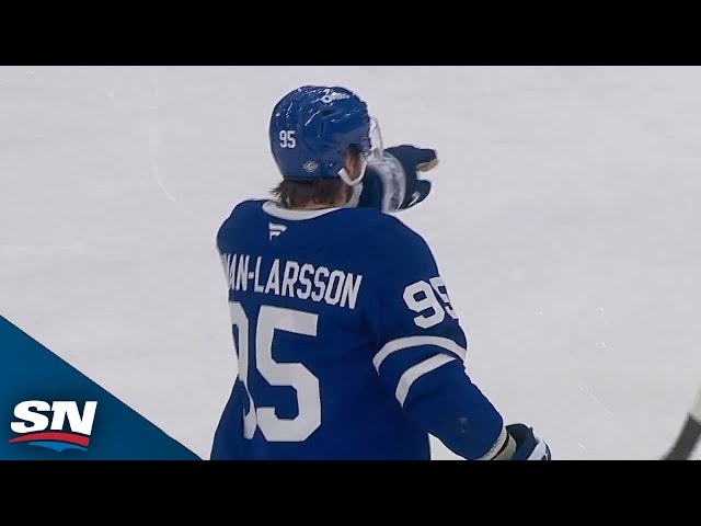 ⁣Oliver Ekman-Larsson Rifles Home First Goal With Maple Leafs