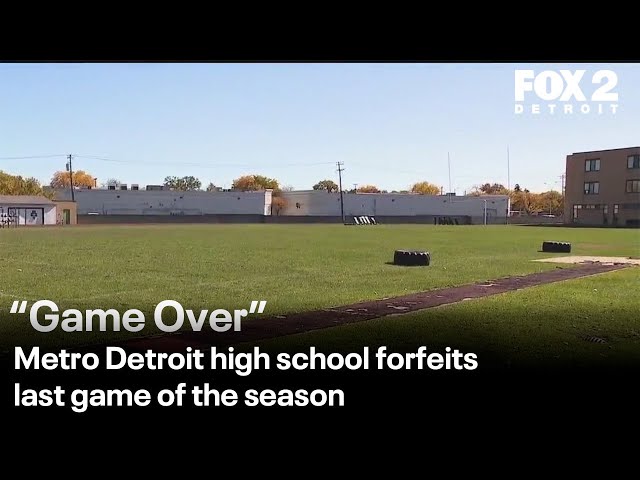 ⁣Metro Detroit high school forfeits final football game