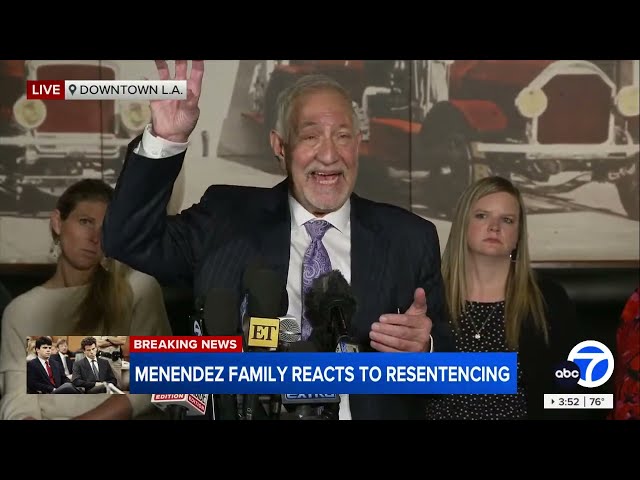 ⁣Menendez family, attorney Mark Geragos react to decision on brothers' resentencing