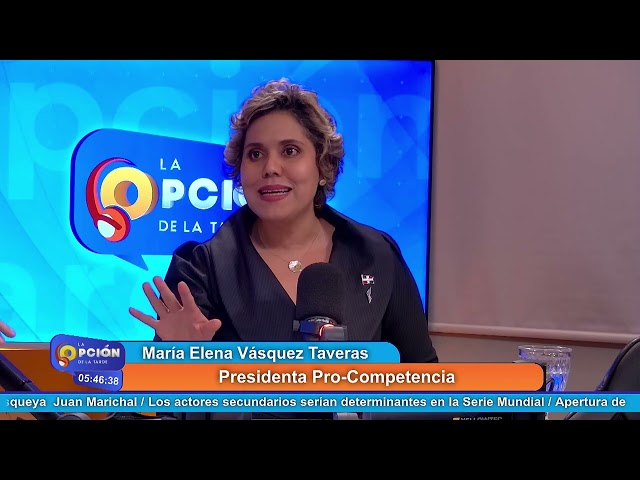 ⁣María Elena Vásquez Taveras Presidenta Pro-Competencia | La Opción Radio