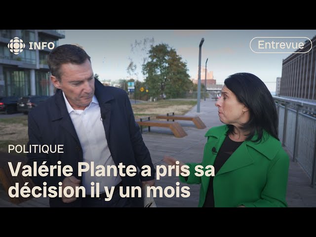 ⁣Valérie Plante ne briguera pas un troisième mandat