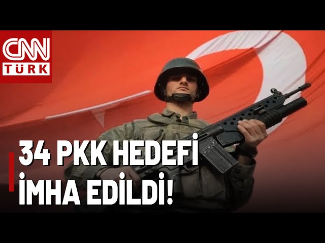 ⁣SON DAKİKA  34 PKK Hedefi İmha Edildi!