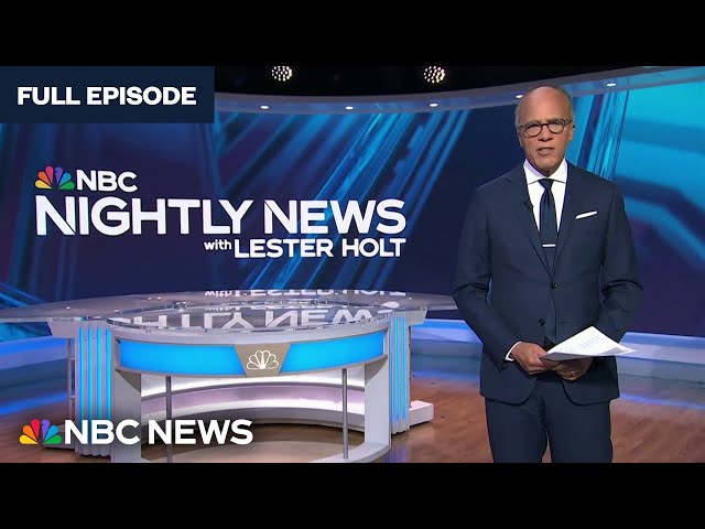 ⁣Nightly News Full Broadcast - Oct. 24